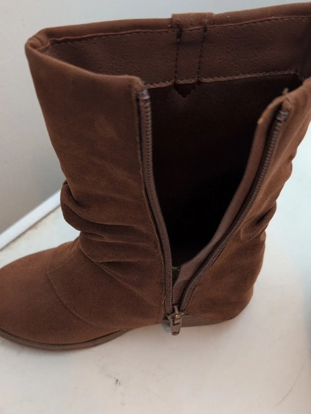 Mini Mia Girls Slouchy Mid-Calf Boots Size 9 Toddler